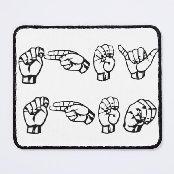 Item preview, They/Them in Sign Language – Inclusive ASL Design for Gender Identity and Pride designed and sold by ArtsyExplorer.