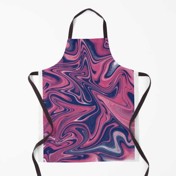 Item preview, Pink and Navy Fluid Contemporary Abstract Art Design designed and sold by Abstract65.