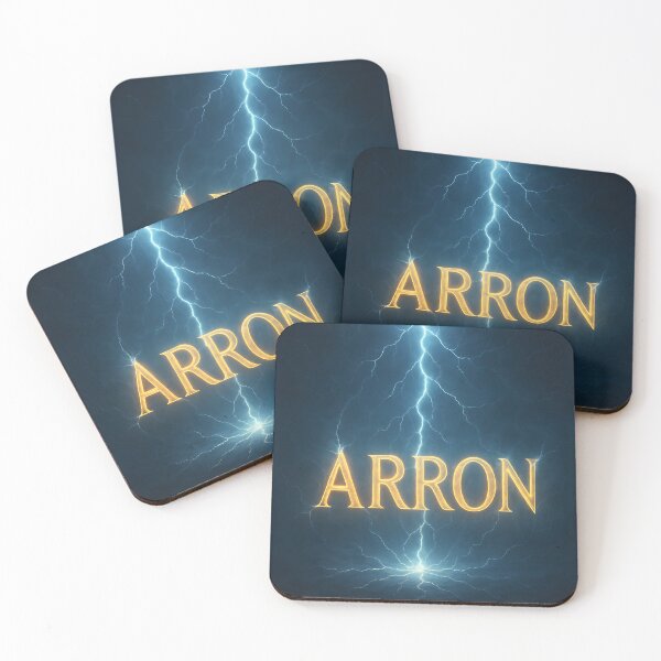 Item preview, ARRON Lightning Strike Name – Electrified Storm Impact Design designed and sold by VoidBloom Studio.
