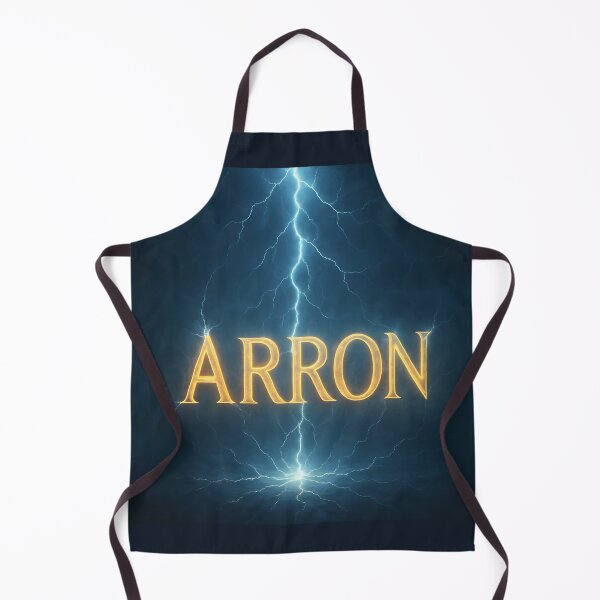 Item preview, ARRON Lightning Strike Name – Electrified Storm Impact Design designed and sold by VoidBloom Studio.
