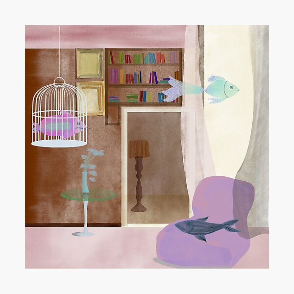 Item preview, indoor flying fish designed and sold by lauracharlie.
