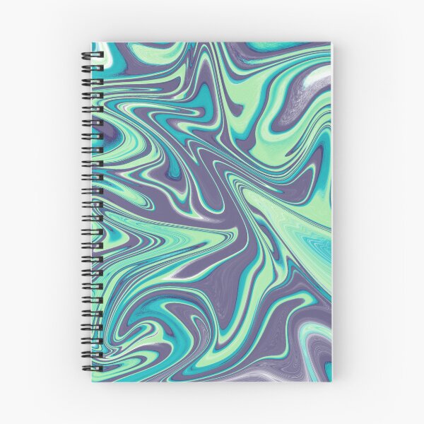 Item preview, Green and Blue Fluid Contemporary Abstract Art Design designed and sold by Abstract65.