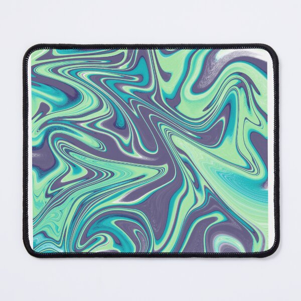Item preview, Green and Blue Fluid Contemporary Abstract Art Design designed and sold by Abstract65.