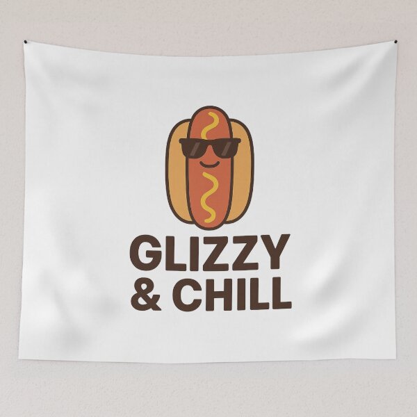 Item preview, Glizzy & Chill – Hot Dog Vibes Tee designed and sold by ALITOPRINCE.