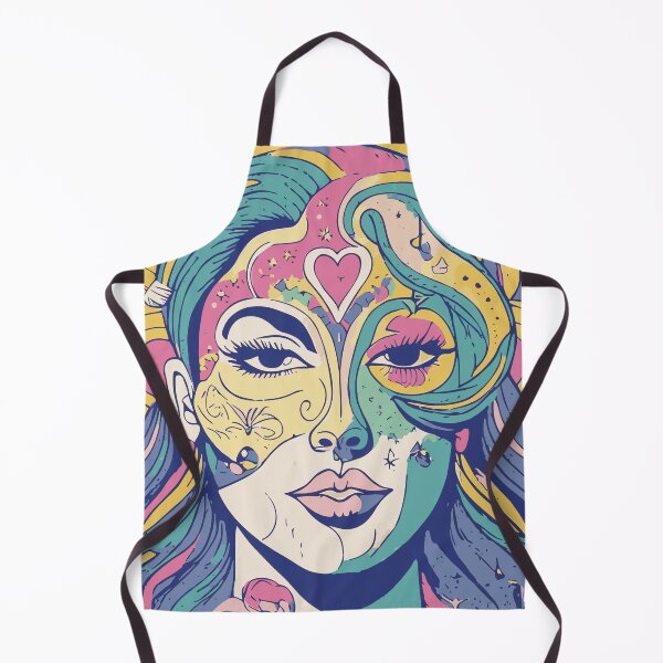 Item preview, Art Muse – Expressive abstract woman portrait designed and sold by Webstudio  2Amigos.