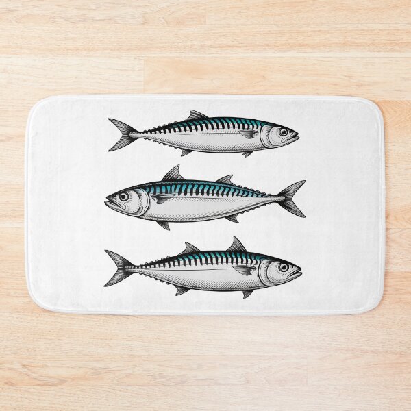 Item preview, Three Mackerel designed and sold by Angry Swan Designs.