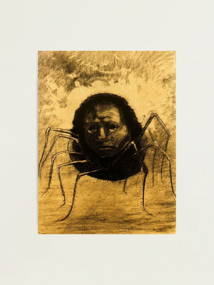 The Crying Spider – Odilon Redon – Widowcranky