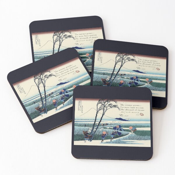 Item preview, Matsuo Bashō (松尾芭蕉): The summer grasses— For many brave warriors The aftermath of dreams. designed and sold by artbleed.