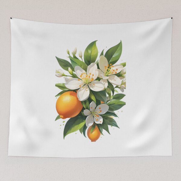 Item preview, Orange Blossom (Citrus aurantium) designed and sold by HOMETOWN86.