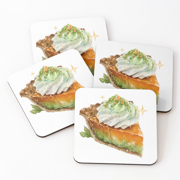 Item preview, Magical Pumpkin Matcha Pie Fantasy Fall Dessert Art designed and sold by Anastasiia Yurevych.