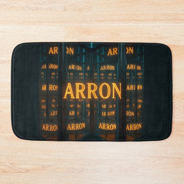 Item preview, ARRON Mirror Maze Design – Infinite Reflections Name Art designed and sold by VoidBloom Studio.