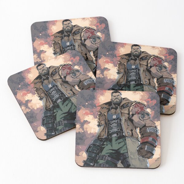 Item preview, Barret Wallace Final Fantasy 7 FF7 designed and sold by bapupa.