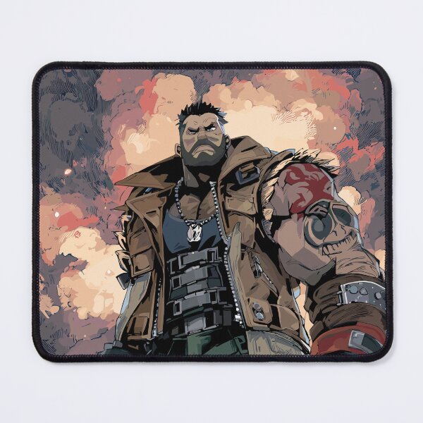 Item preview, Barret Wallace Final Fantasy 7 FF7 designed and sold by bapupa.
