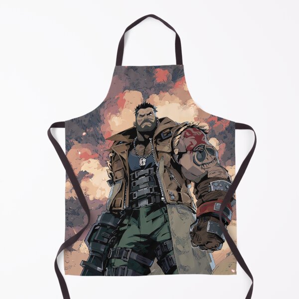 Item preview, Barret Wallace Final Fantasy 7 FF7 designed and sold by bapupa.