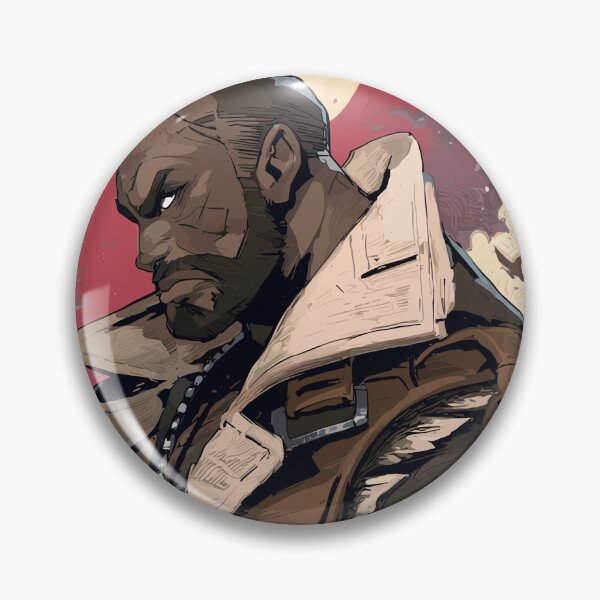 Item preview, Barret Wallace Final Fantasy 7 FF7 designed and sold by bapupa.
