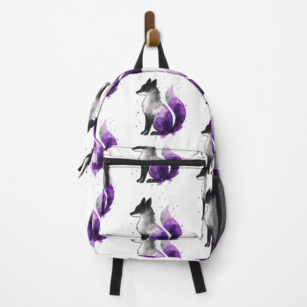 Item preview, Ace Fox Splash – A Watercolor Tribute to Asexual Pride designed and sold by Rajasekar.
