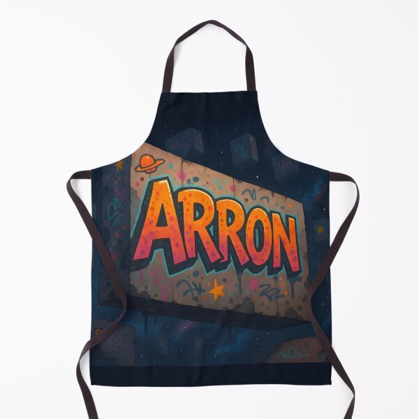 Item preview, ARRON Dream City Graffiti – Cosmic Floating Wall Street Art designed and sold by VoidBloom Studio.