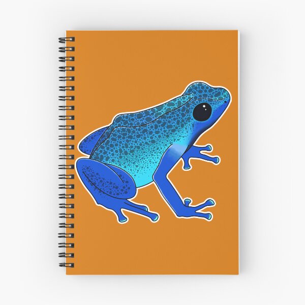 Item preview, Blue Poison Dart Frog designed and sold by girl-makes-art.
