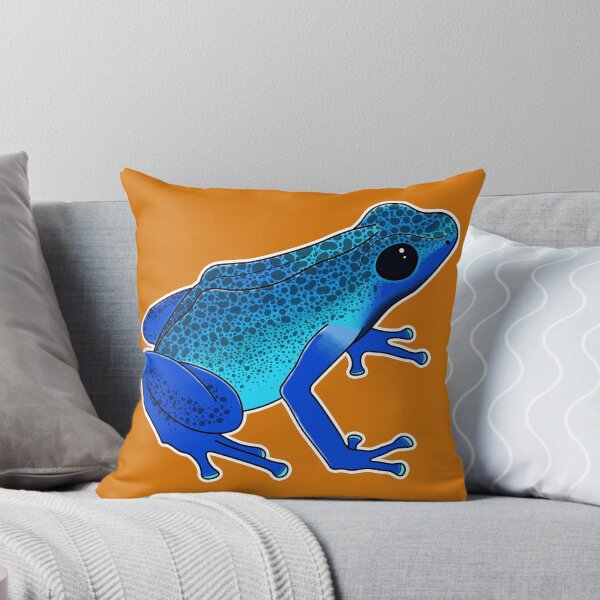 Item preview, Blue Poison Dart Frog designed and sold by girl-makes-art.