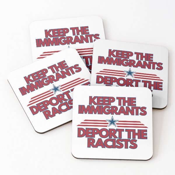 Item preview, Keept the Immigrants Deport The Racists designed and sold by Red-forever.