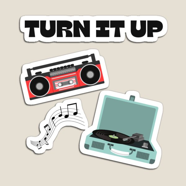 Item preview, Turn It Up designed and sold by RedWhiteGoAU.