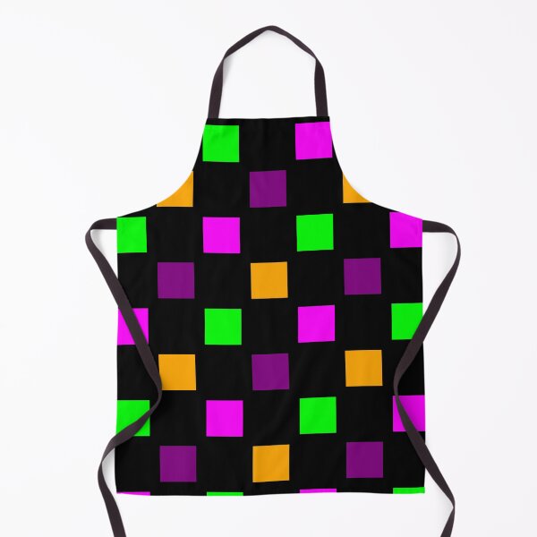 Item preview, Vibrant Geometric Square Pattern – Secondary Colors - Black Background designed and sold by DLawsonDesigns.
