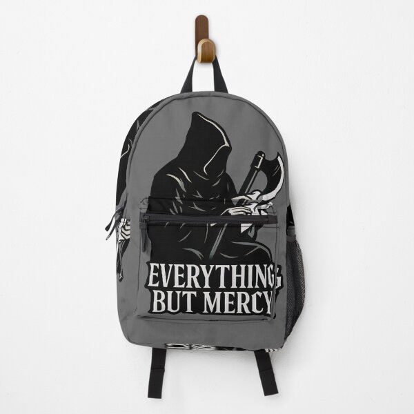 Item preview, Everything But Mercy Grim Reaper Design – Dark Hooded Figure with Scythe designed and sold by Shoot-The-Moon.