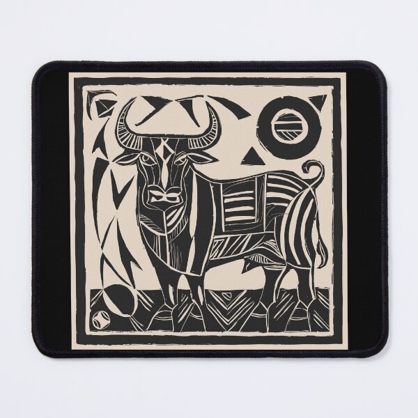 Item preview, Spanish Bull Linoprint designed and sold by Angry Swan Designs.
