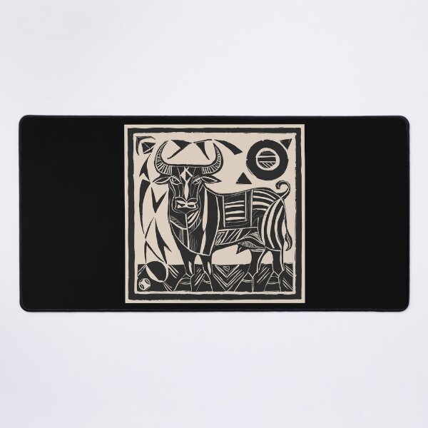 Item preview, Spanish Bull Linoprint designed and sold by Angry Swan Designs.