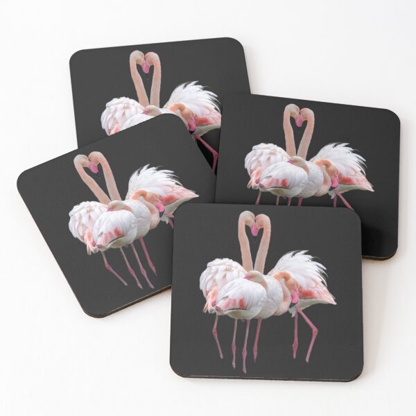 Item preview, Flamingos in Birds in  love  designed and sold by Tee-Shirt-Topia.