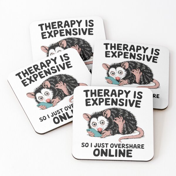 Item preview, Therapy Is Expensive designed and sold by Angry Swan Designs.