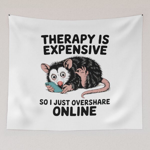 Item preview, Therapy Is Expensive designed and sold by Angry Swan Designs.