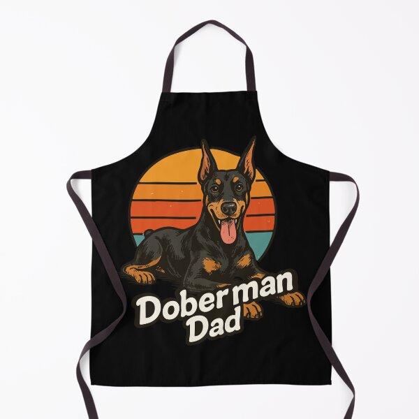 Item preview, Doberman Pinscher Dad Retro designed and sold by TomFrontierArt.