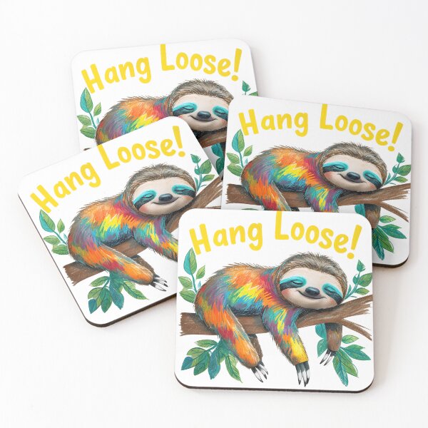 Item preview, Just Chillin' - Relaxed Sloth Life designed and sold by ArtisticDesignsbyLinda.