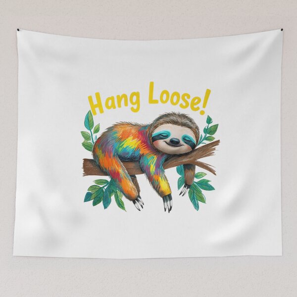 Item preview, Just Chillin' - Relaxed Sloth Life designed and sold by ArtisticDesignsbyLinda.