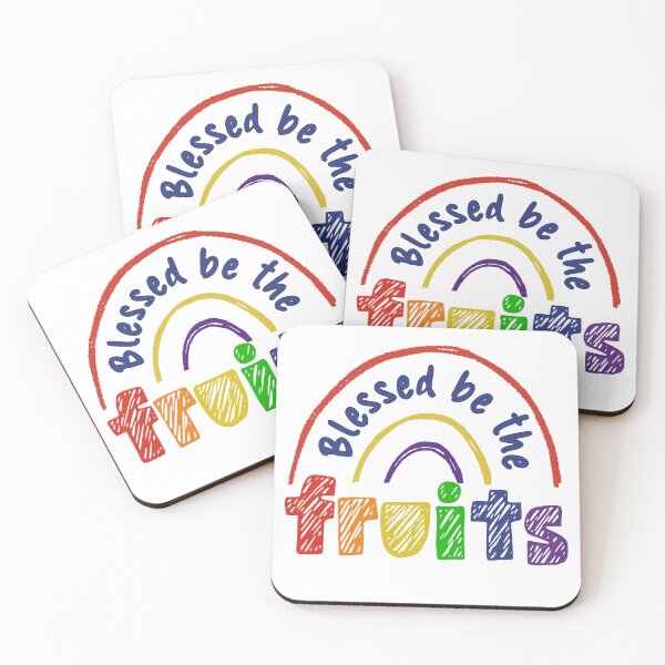 Item preview, Colorful Rainbow Pride Blessed be the Fruits Doodle designed and sold by TackyTime.