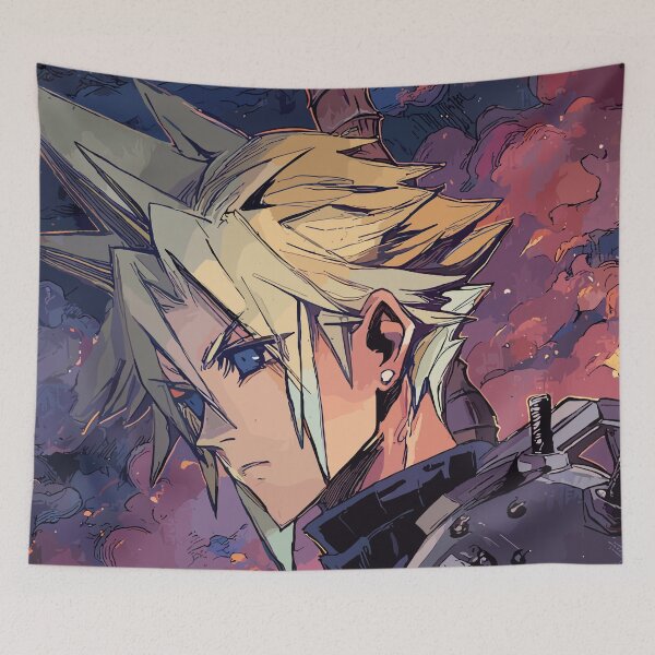 Item preview, Cloud Strife Final Fantasy 7 FF7 designed and sold by bapupa.