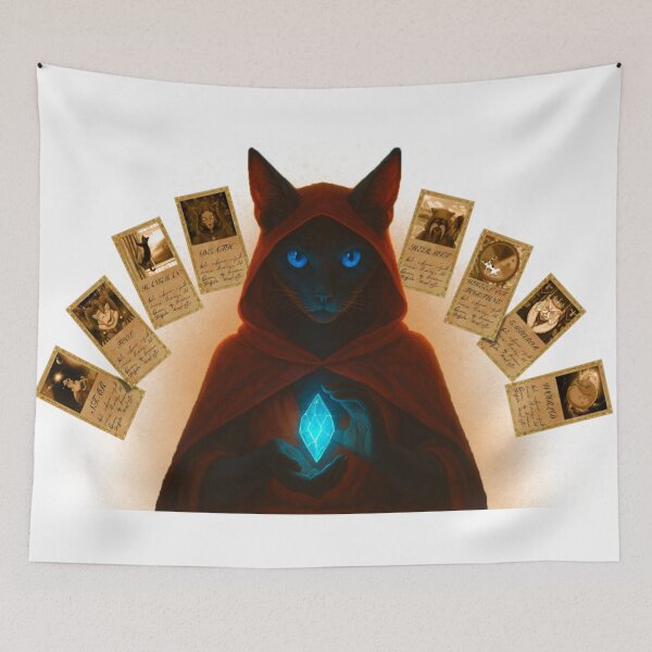 Item preview, KOTOTORO  Mysterious Cat and the Cards  designed and sold by Elizarfa.