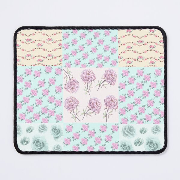 Item preview, Vintage Floral Patchwork Pattern – Romantic Cottagecore Design for Pillows, Bags, Apparel & Home Decor designed and sold by HealthCoreCommunity.
