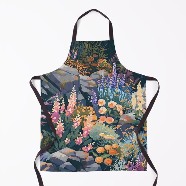Item preview, Wildflowers Blooming in Rocky Alpine Meadow designed and sold by Drese-Art.