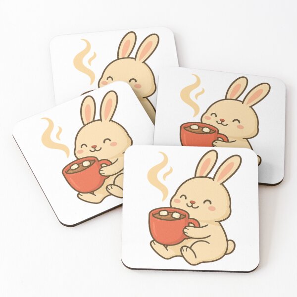 Item preview, Bunny Drinking Hot Coco designed and sold by 2competent4life.