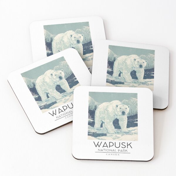 Item preview, A Vintage Illustration of Wapusk National Park - Canada designed and sold by GoodOldVintage.