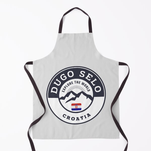Item preview, Dugo Selo Croatia Black and White Crest designed and sold by World Designs.
