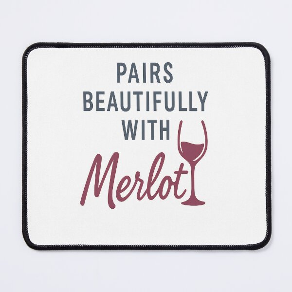 Artikelvorschau, Passt wunderbar zu Merlot │ Modernes minimalistisches Weindesign entworfen und verkauft von gooseprinttees.