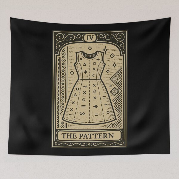 Item preview, The Pattern – Sewing Tarot Dressmaking Card designed and sold by BRU Design.