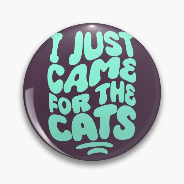 Item preview, I Just Came For The Cats | 60s Psy Lettering designed and sold by monkeybusiness.pt.