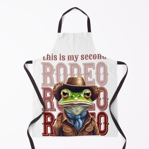 Artikelvorschau, Rodeo, Mein zweites Rodeo, Cowboy-Frosch, Lustiges Rodeo, Cowboyhut, Country, Texas entworfen und verkauft von KolorellaS.