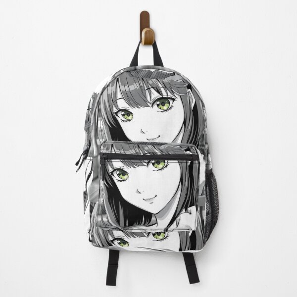 Item preview, Green-Eyed Glimmer – Anime Girl in Noir Street designed and sold by shaynetwright.