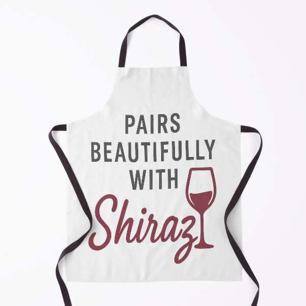 Item preview, Pairs Beautifully With Shiraz │ Modern Minimalist Wine Design designed and sold by gooseprinttees.