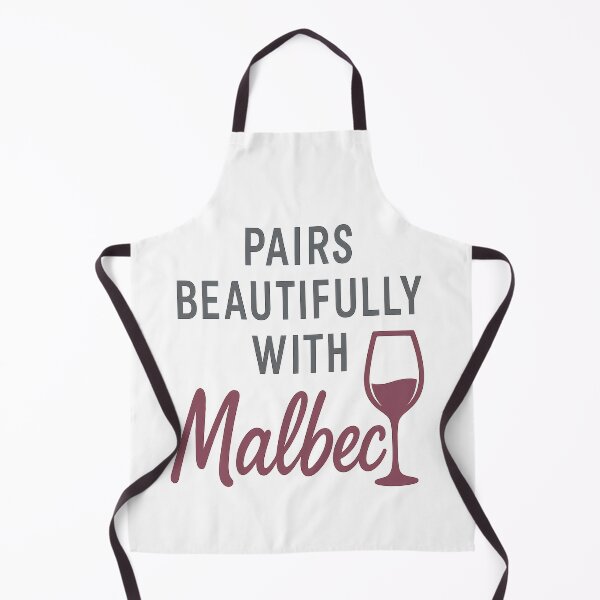 Item preview, Pairs Beautifully With Malbec │ Modern Minimalist Wine Design designed and sold by gooseprinttees.